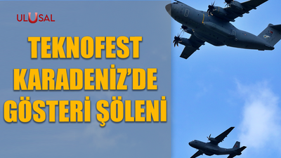 Teknofest Karadeniz'de gösteri şöleni